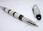 Replica Montblanc White Marble with Black Ring Fine-liner Pen