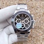 Jf Factory Swiss Grade 7750 Rolex Daytona Watch SS Black Dial 316L Band