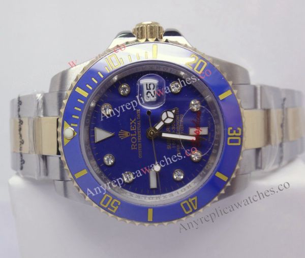 Replica Rolex Submariner Watch: Diamond Markers